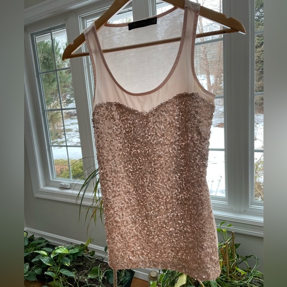 The Limited Pink Sequin Tank Top - XS - Picture 3 of 5